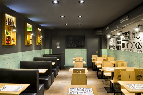 餐廳內部空間效果圖