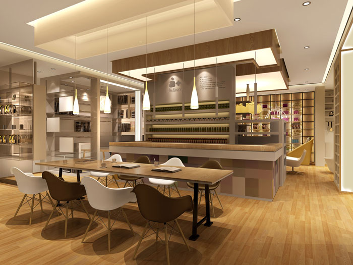 咖啡店面裝修設計案例