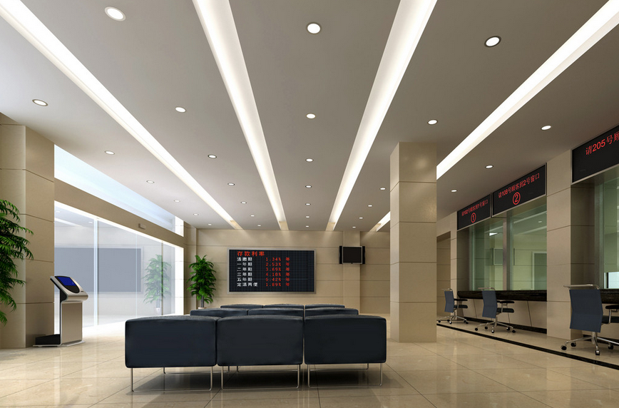 銀行裝修設(shè)計效果圖