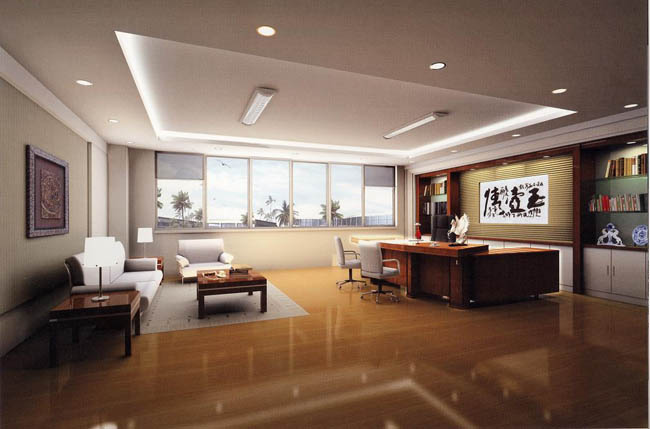 總經(jīng)理辦公室設計:突出大氣,有文化和穩(wěn)重
