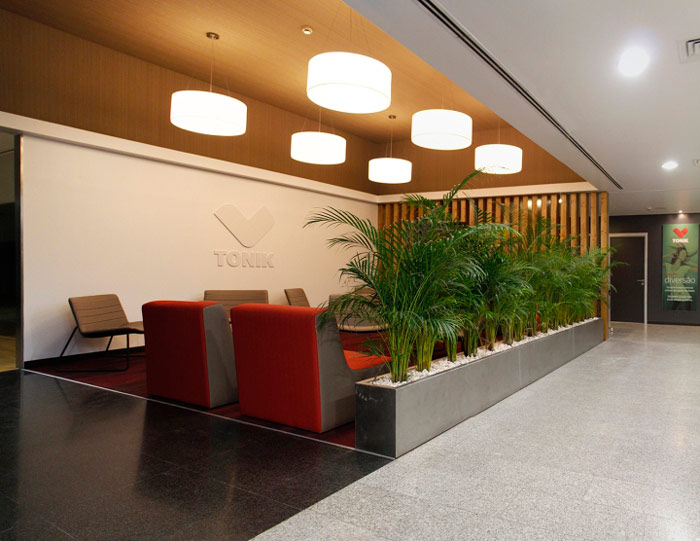 健康俱樂部辦公室會客廳空間裝修設計效果圖