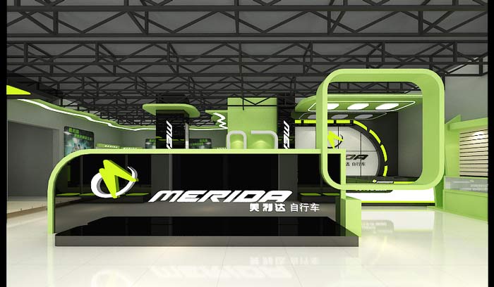 美利達(dá)自行車專賣店裝修設(shè)計(jì)案例