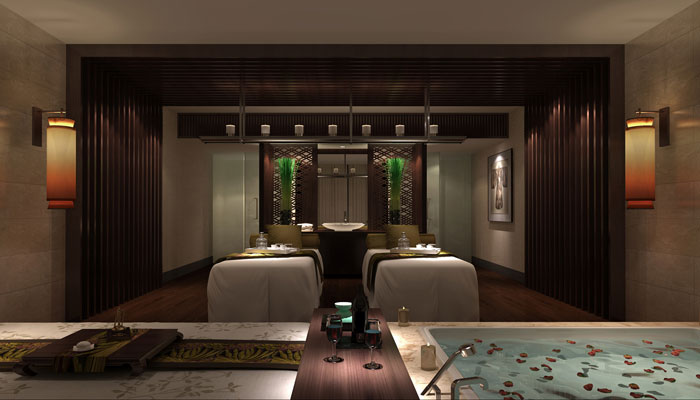 養(yǎng)生會所浴室裝修設(shè)計(jì)案例效果圖