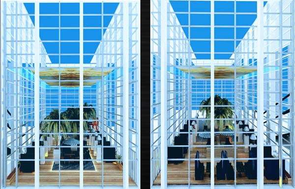 選址在繁華的都市