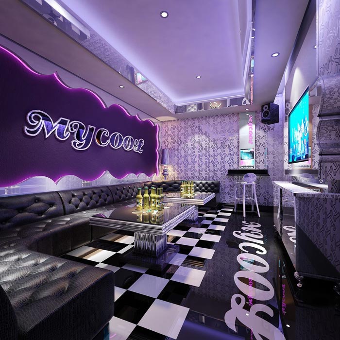 主題KTV包廂裝修設(shè)計案例效果圖