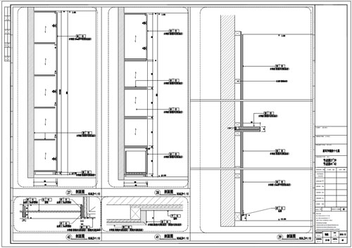 某寫字樓室內深化設計裝飾施工圖節(jié)點圖27-29 41-42