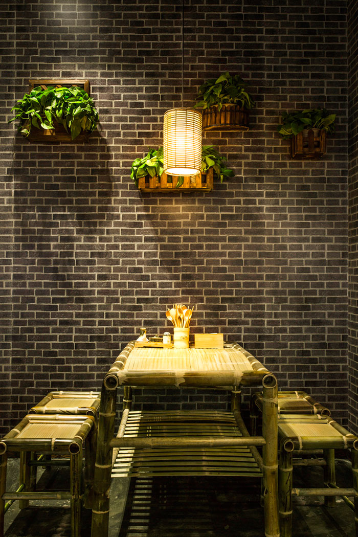 100平方中餐廳單人區域混搭風格裝修設計方案效果圖