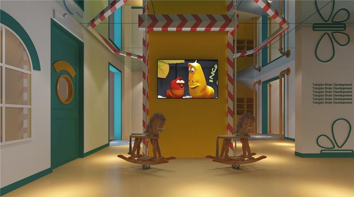 早教中心木馬區裝修設計案例效果圖