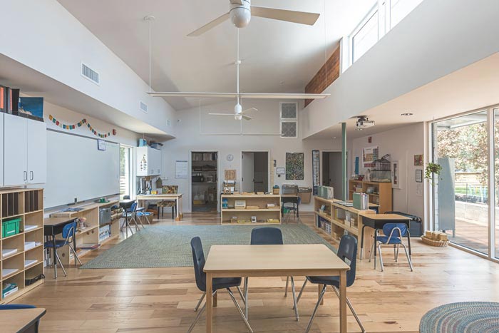 幼兒早教機構進門區域裝修設計案例效果圖