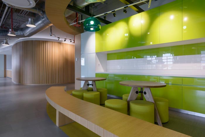 香料公司辦公室接待區域裝修設計案例效果圖