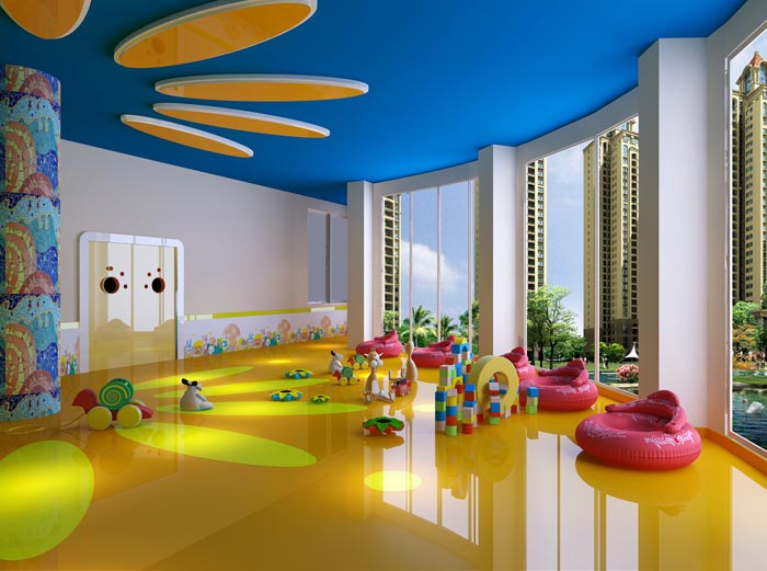 幼兒教育機構(gòu)觀景區(qū)裝修設(shè)計案例