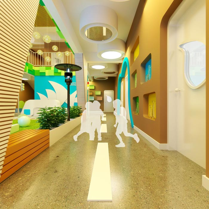 高端幼兒園動線裝修設(shè)計案例