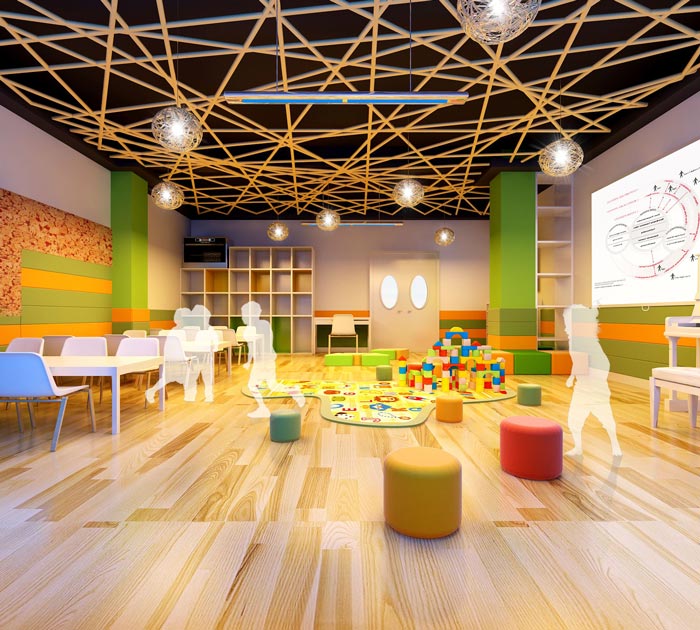 高端幼兒園教室裝修設(shè)計案例