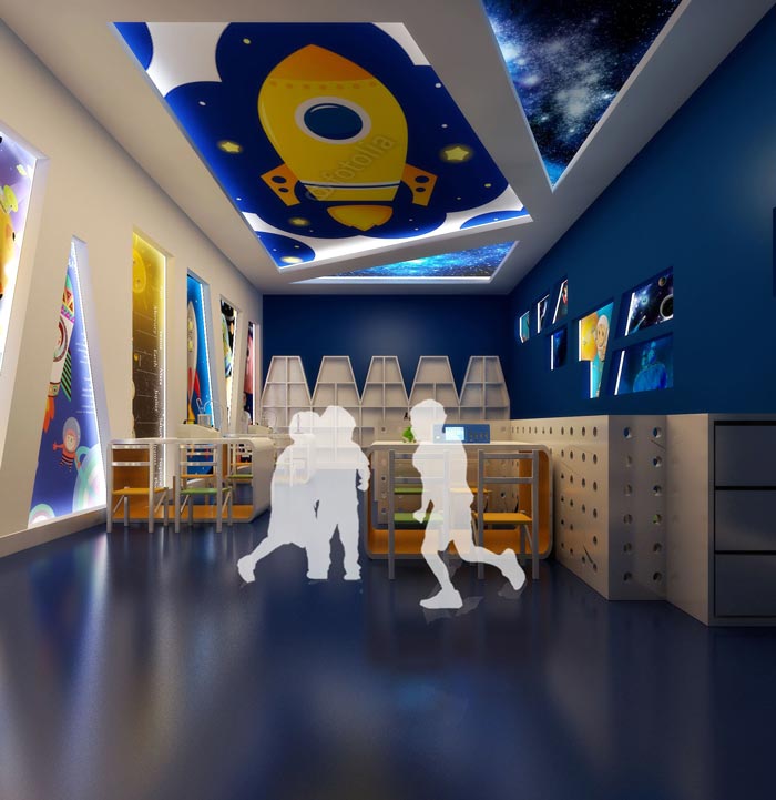 高端幼兒園科幻教室裝修設(shè)計案例