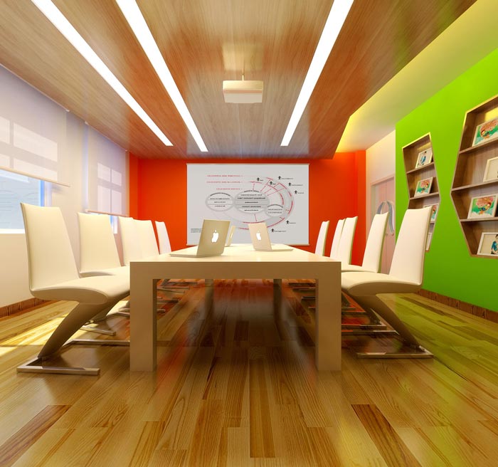 高端幼兒園電腦教室裝修設(shè)計案例