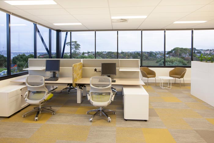 醫療器械公司辦公室辦公區域裝修設計案例效果圖