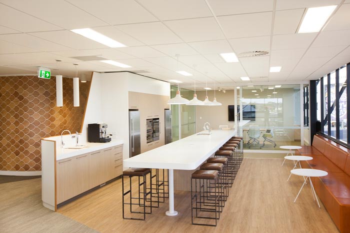 醫療器械公司辦公室茶水間裝修設計案例效果圖