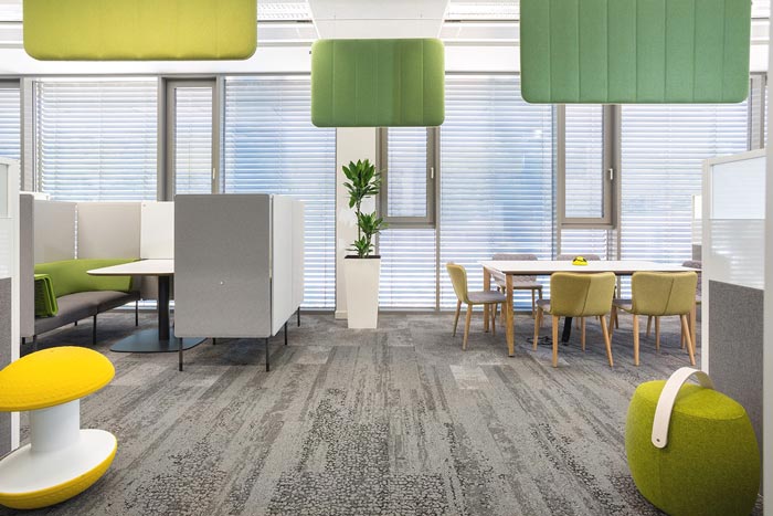 軟件開發公司辦公室接待區域裝修設計案例效果圖