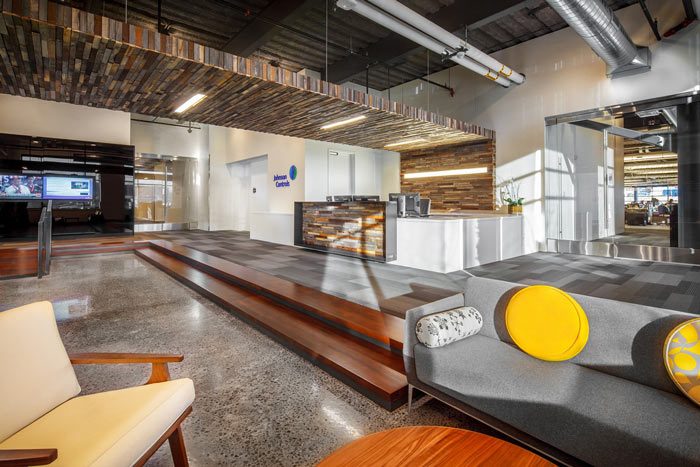 LOFT風格辦公室前臺設計效果圖