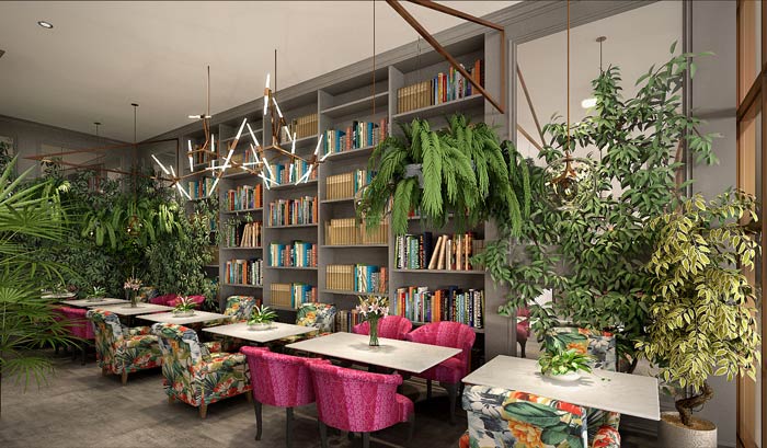 東南亞主題餐廳軟裝裝修設計效果圖