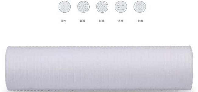 凈水機濾芯一級過濾效果圖