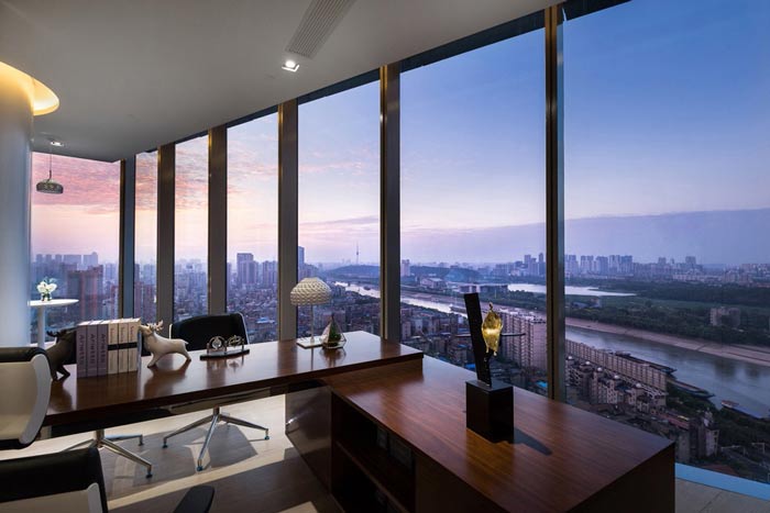 企業老總辦公室裝修效果圖