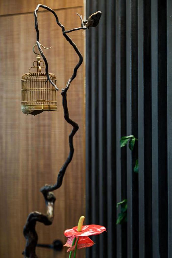 進出口貿(mào)易公司辦公室翹頭案裝修設計效果圖