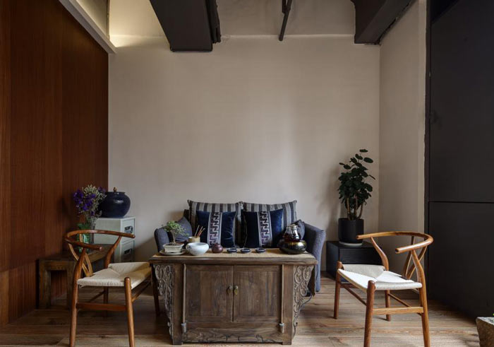 進出口貿(mào)易公司辦公室洽談區(qū)裝修設計效果圖