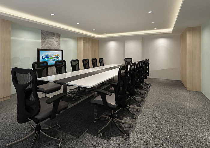 時尚辦公室會議室裝修設計效果圖