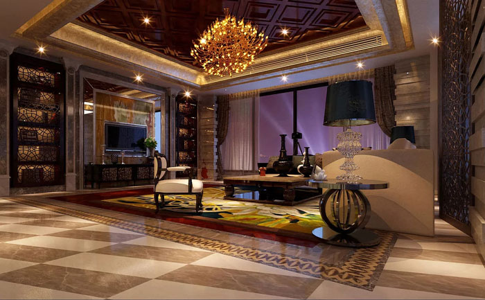 集團(tuán)公司董事長辦公室裝修設(shè)計效果圖