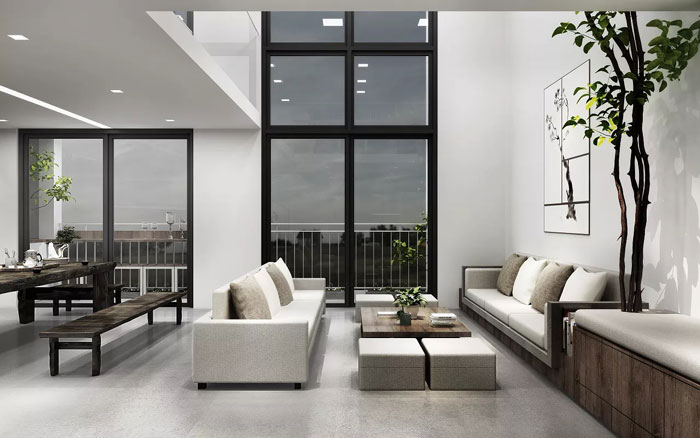 loft風格辦公室休息區裝修設計效果圖