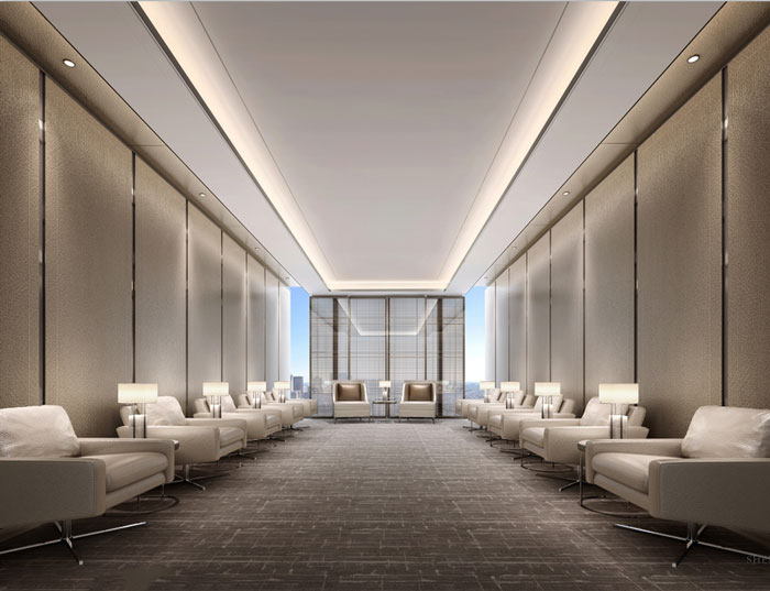 房地產公司辦公室接待室裝修設計效果圖