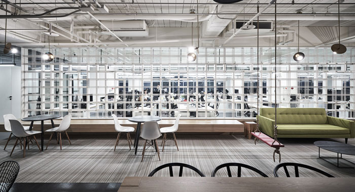 科技公司辦公室休息區裝修設計效果圖