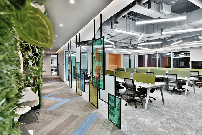 聯合辦公大樓辦公區裝修設計效果圖