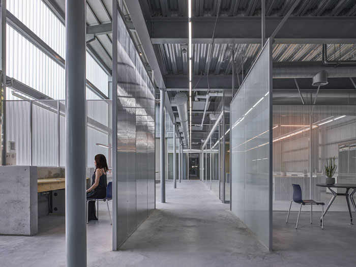 廠房辦公室接待區域裝修設計效果圖