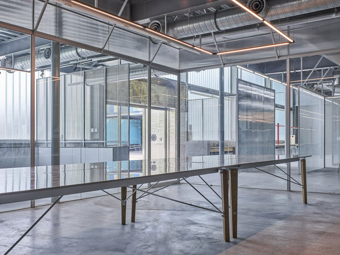 廠房辦公室會議區域裝修設計效果圖