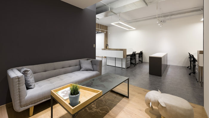 科技公司辦公室洽談區裝修設計效果圖