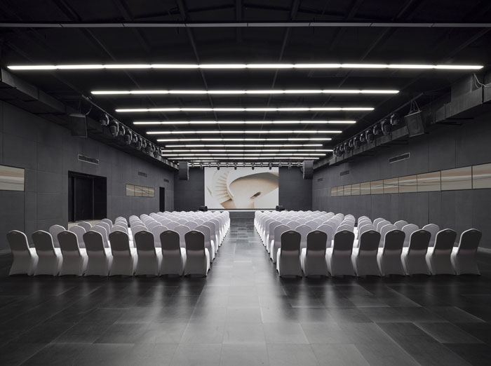 數據科技公司辦公室培訓區裝修設計效果圖