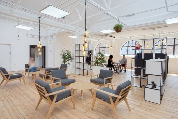 金融科技公司辦公室休息區(qū)裝修設計效果圖