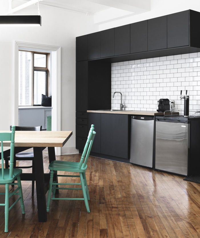 工業風格辦公室茶水區裝修設計效果圖