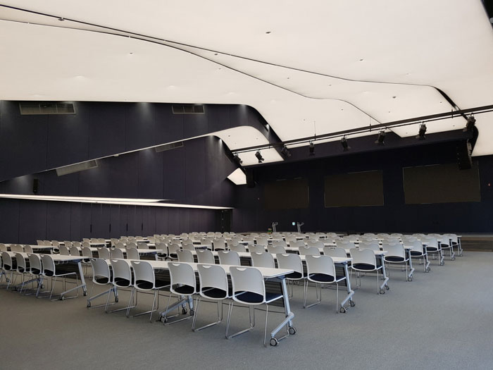 塑料材料公司辦公室培訓室裝修設計效果圖