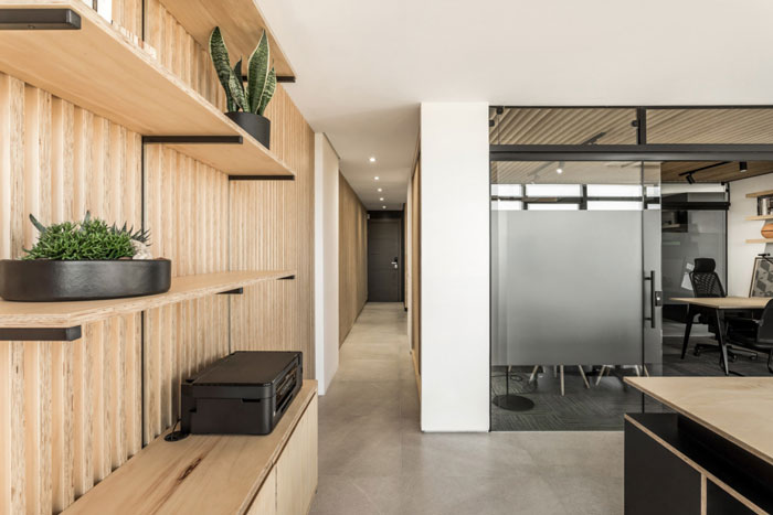 木材公司辦公室辦公區裝修設計效果圖