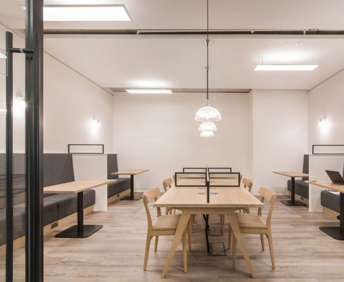 女裝公司辦公室討論區裝修設計效果圖