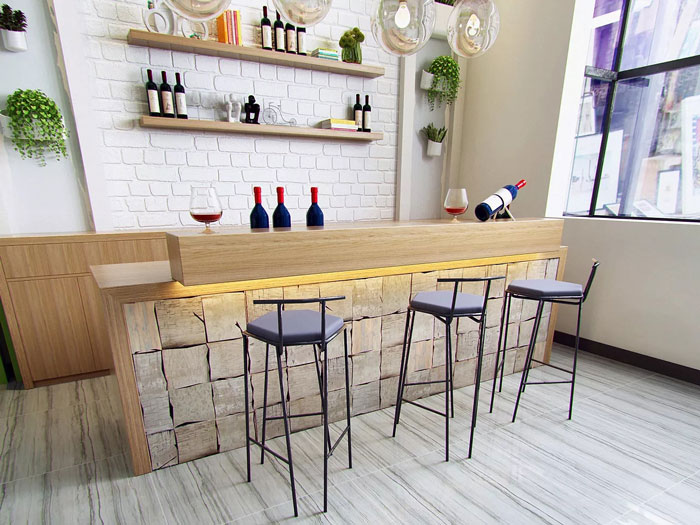 LOFT風格辦公室吧臺裝修設(shè)計效果圖