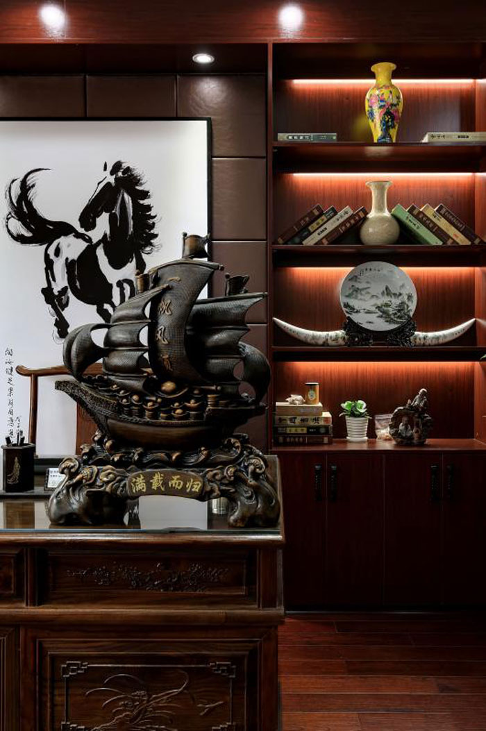 杭州閑林董事長辦公室裝修設計方案