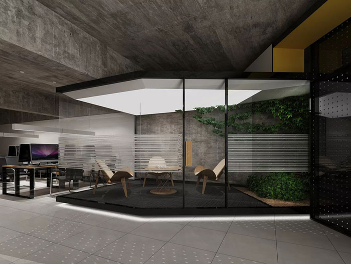 辦公室接待區布局設計方案