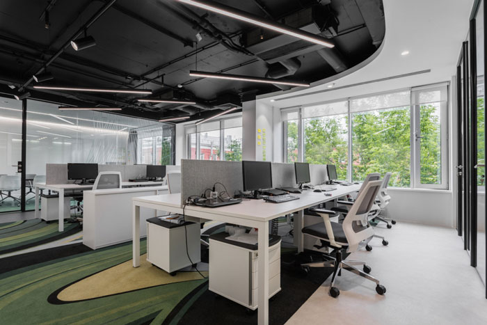 IT公司辦公室辦公區裝修設計效果圖