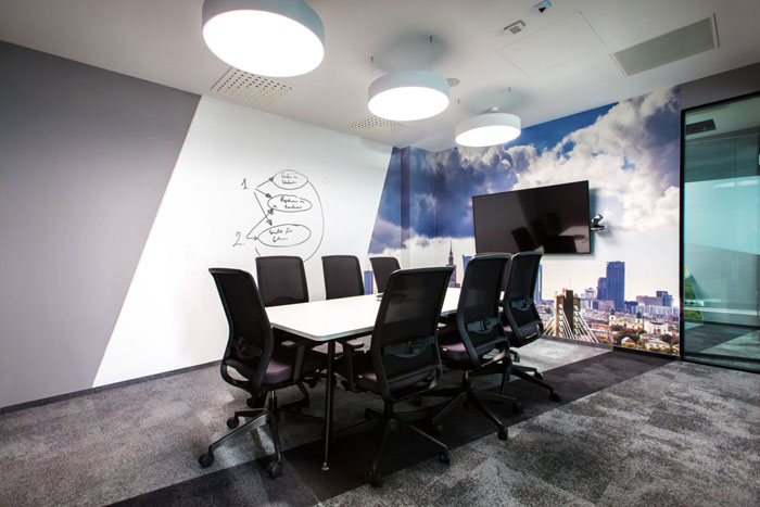 商務(wù)辦公室匯報區(qū)裝修設(shè)計(jì)效果圖