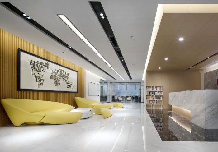 杭州建德辦公室接待區(qū)裝修設計方案