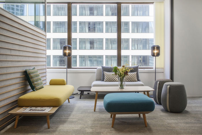 金融理財公司辦公室休息區裝修設計效果圖